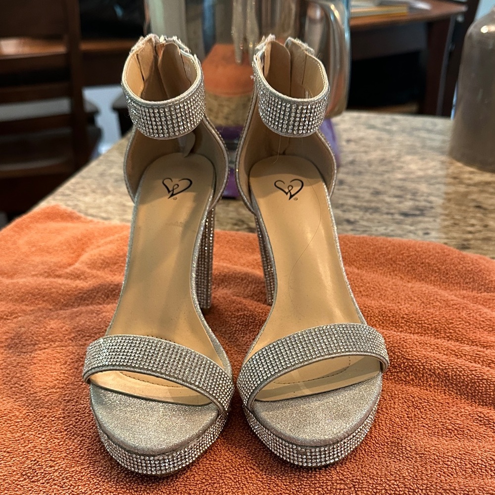 Fancy Sparkly Platform Heels